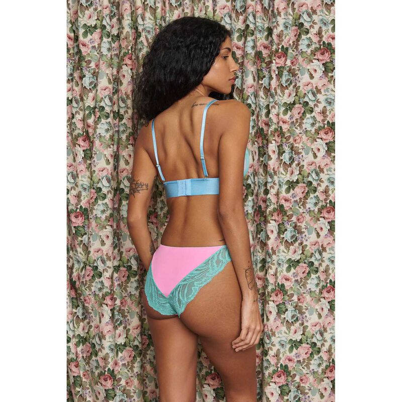 Dora Larsen Summer Microfibre And Lace Knicker image number 2